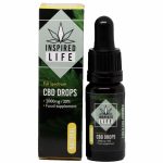 2000mg CBD Cannabis Oil Hemp Drops 10ml - Natural and Peppermint Flavours - Inspired Life CBD