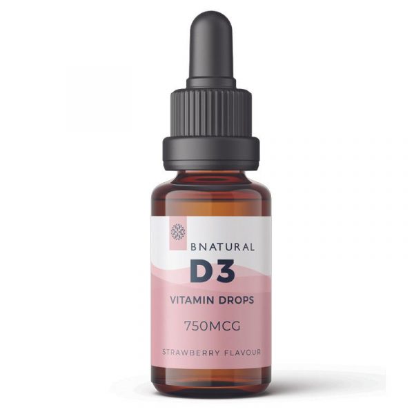 BNATURAL D3 Vitamin Drops 750mcg 30ml - Inspired Life CBD