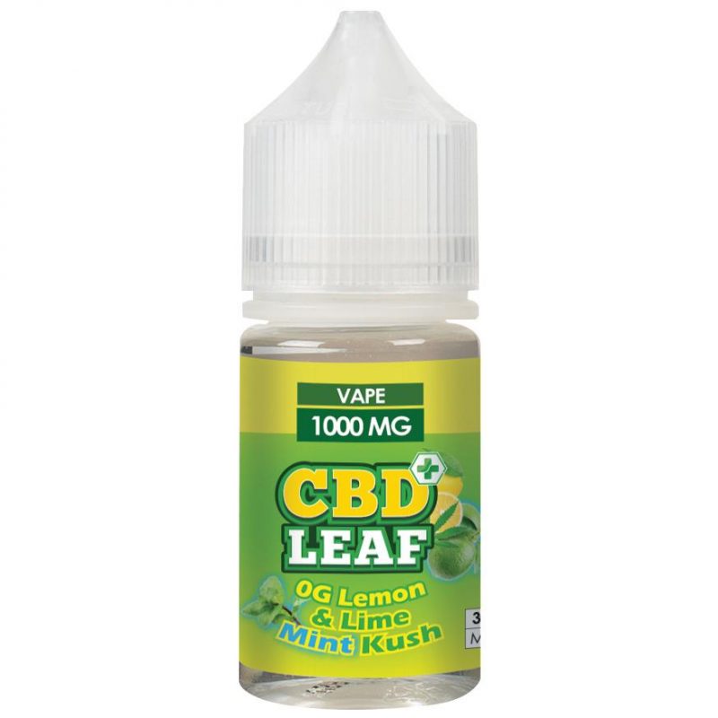CBD Leaf Vape - 1000mg - 30ml - Inspired Life CBD