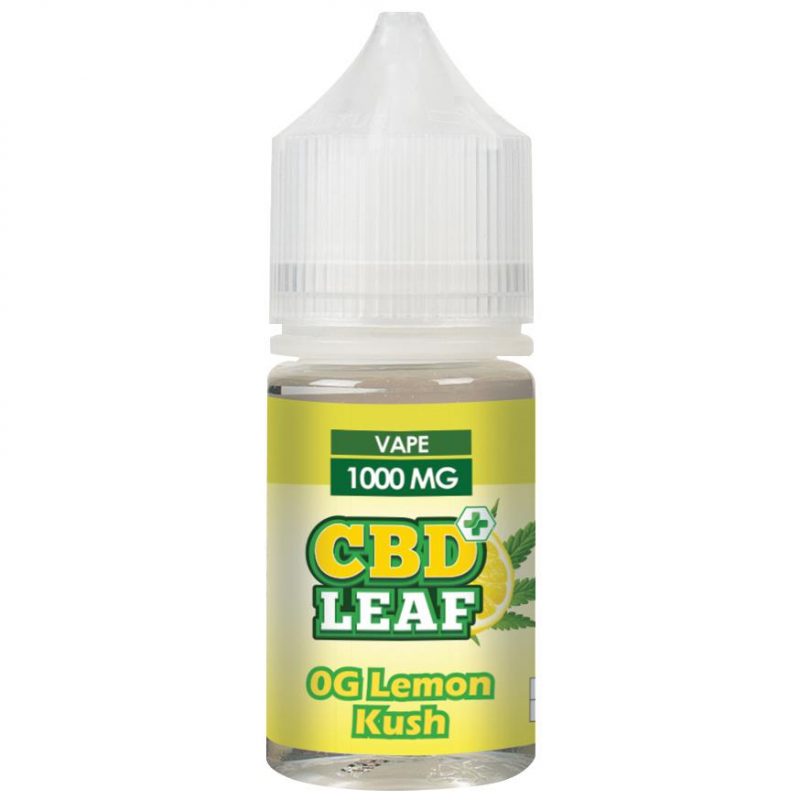 CBD Leaf Vape - 1000mg - 30ml - Inspired Life CBD