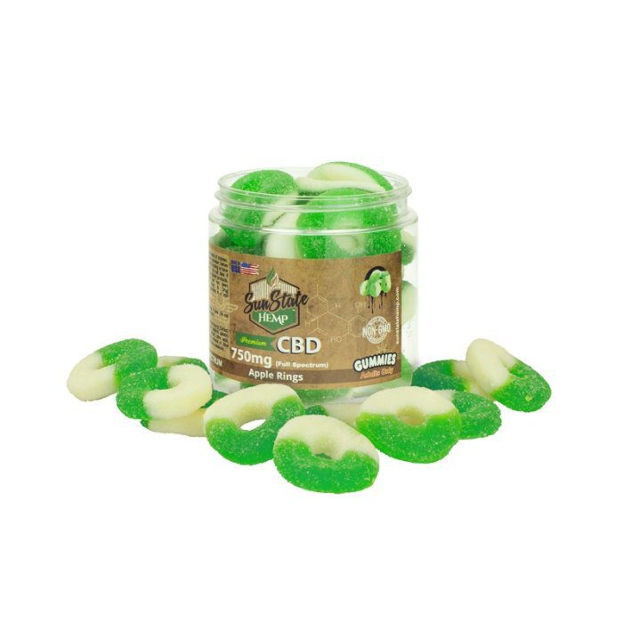 Sunstate - Organic Vegan Gummies - 750mg - Inspired Life CBD