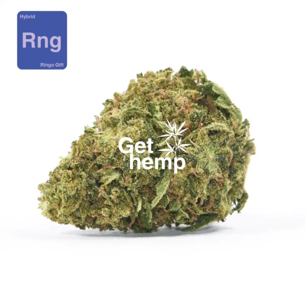 A bud of Ringo Gift CBD Hemp Flower 1g - 25% CBD
