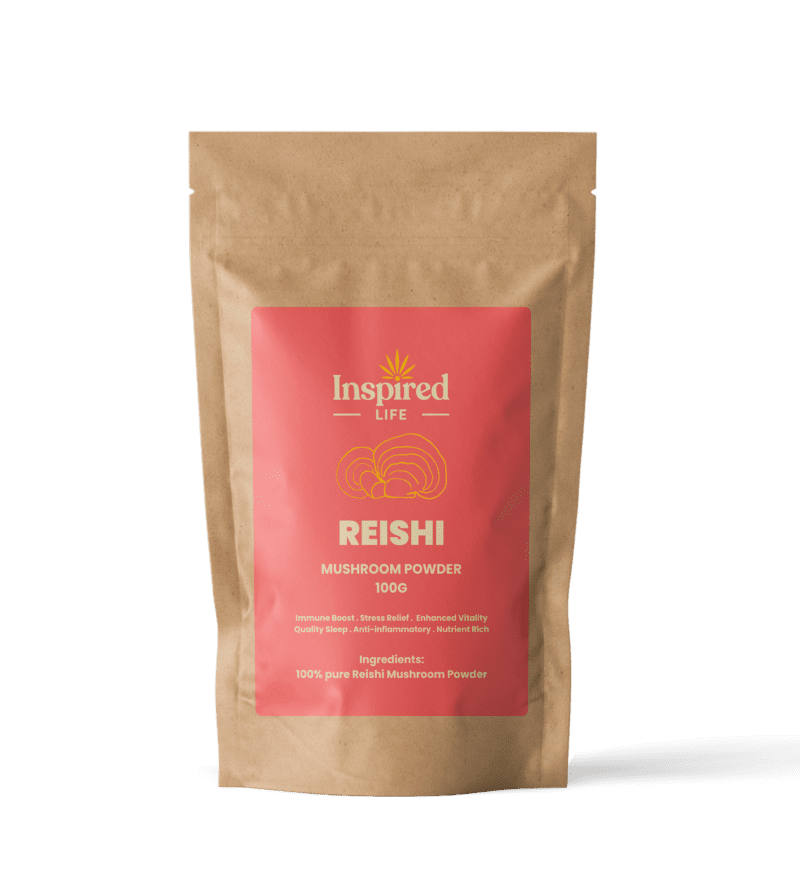 A pack of Reishi Mushroom Powder