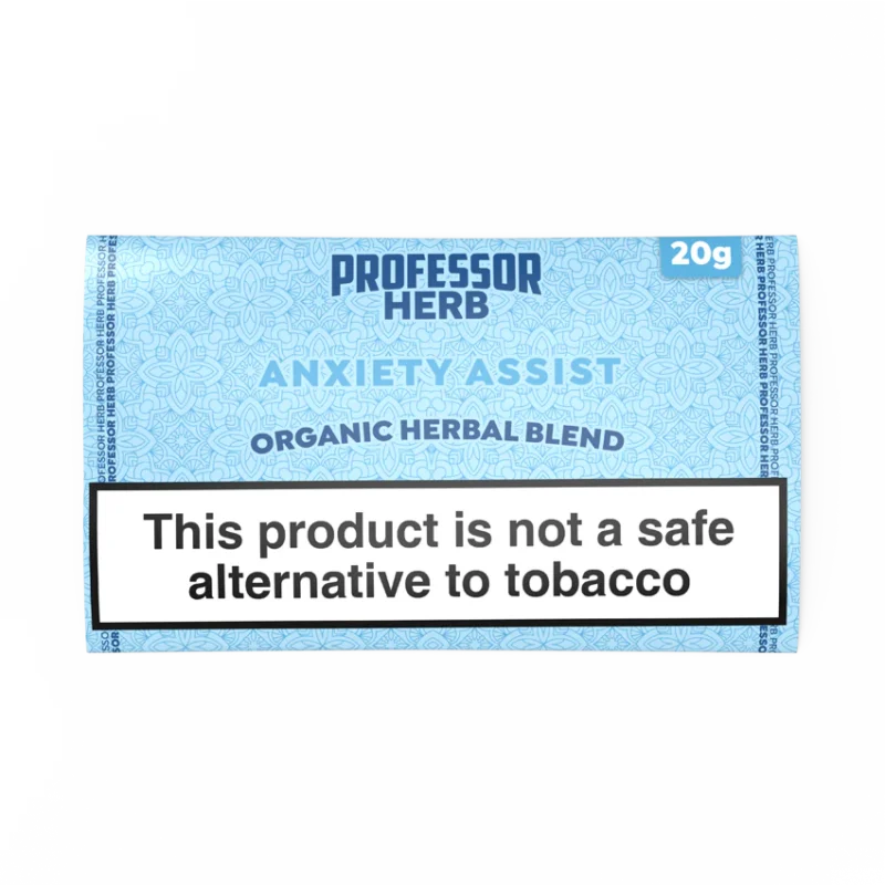 A pack of Professor Herb Organic Herbal Blend – Anxiety Assist